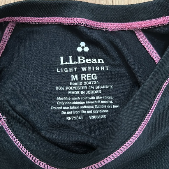 LL Bean Light weight Baselayer shirt women’s medium - Picture 2 of 2